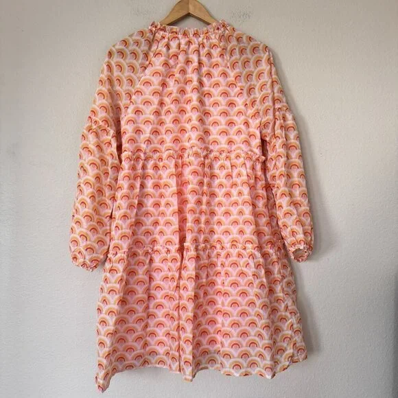 J Marie The Summer Tiered Dress size Large Retail $128 New Rainbow - Picture 13 of 13